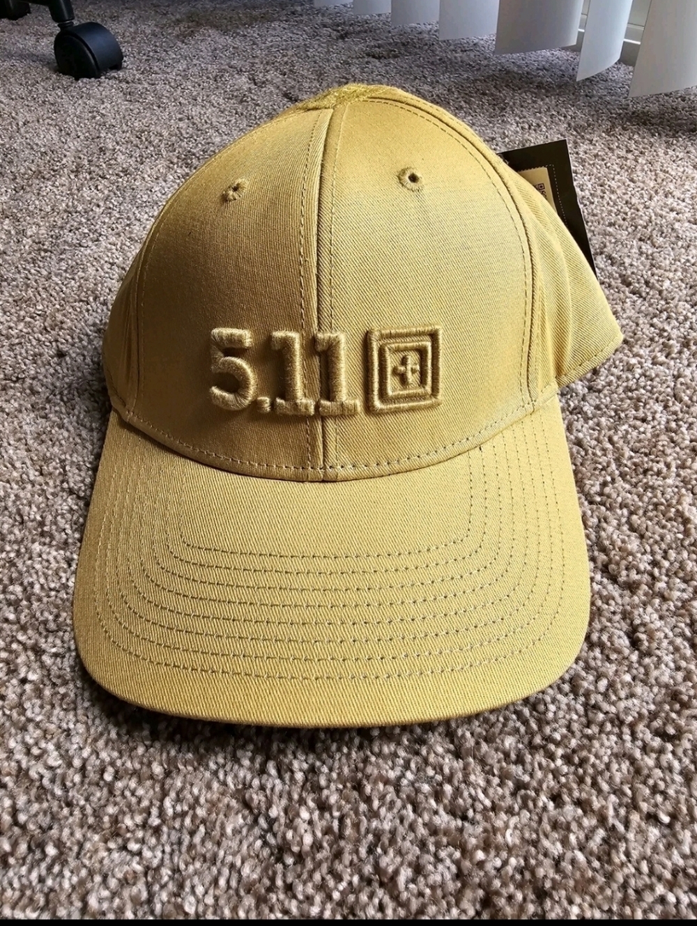 5.11 Legacy Scout Cap Adjustable Snapback Standard Curve Brim, 89183, Gold, NWT
